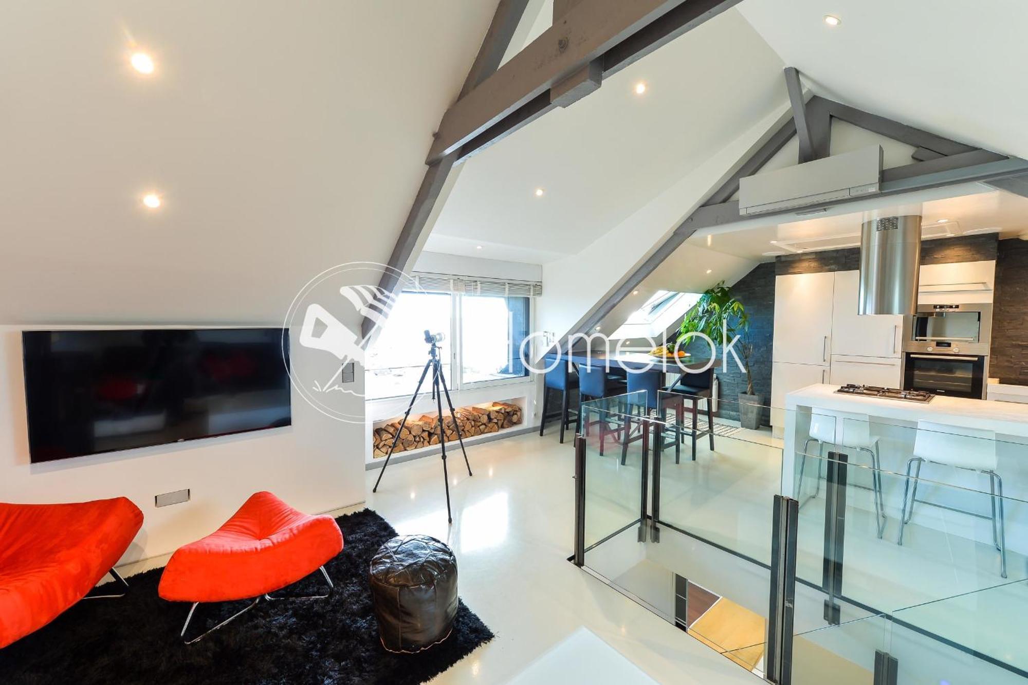 LUXURY Loft – Vue mer exceptionnelle 180° Ploemeur Eksteriør billede